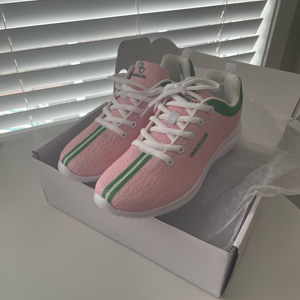 Genesis Women’s GB Traveller Pink and Green with White Stripes — New in Box!